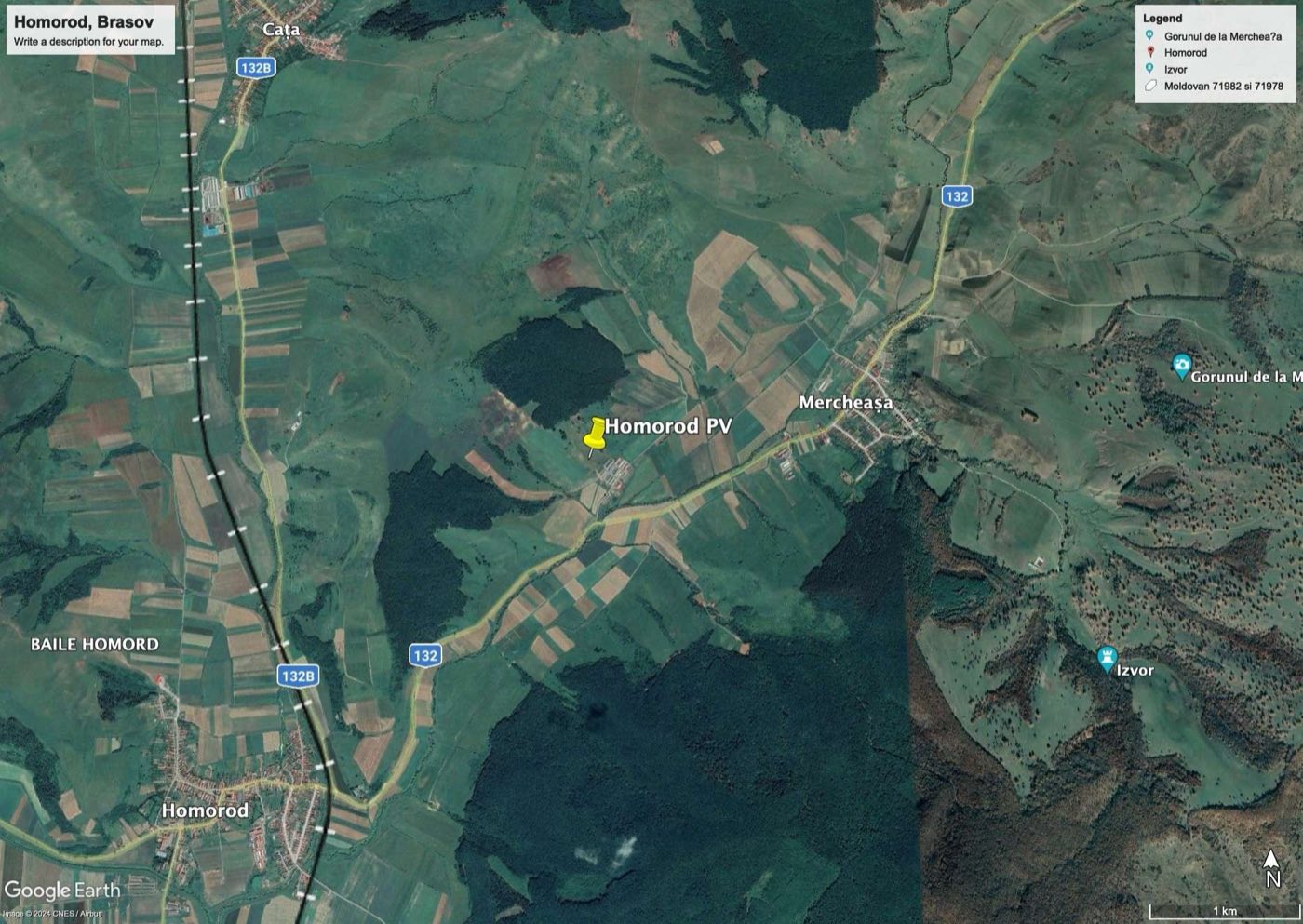 Homorod, Brașov: 61 MWp solar park project + 96 MWh battery storage
